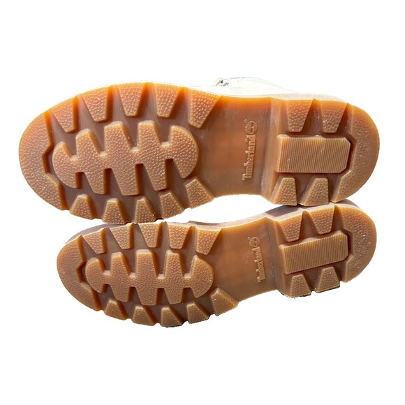 Timberland Women’s Linden‎ Woods 6'' Light Taupe Leather Waterproof Combat Sz 7 - Picture 9 of 9